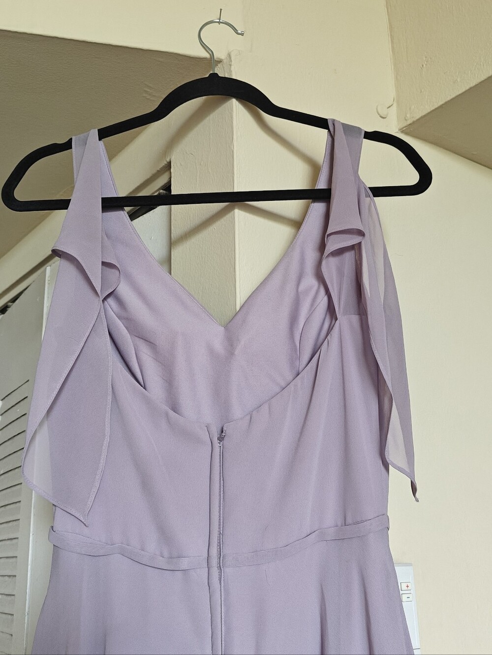 Elegant Light Lavender Bridesmaid Dress